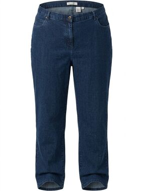 Ruby Rd. Women's Dark Indigo Straight-Leg Jeans
